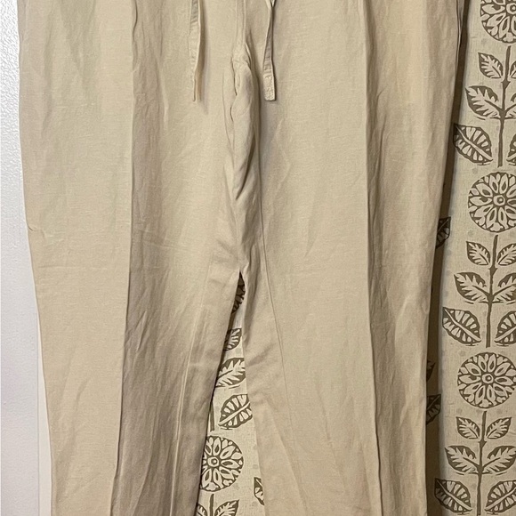 Cubavera Men's Beige Mid-Rise Drawstring Waist Textured Pants Size LX32 - Picture 3 of 8